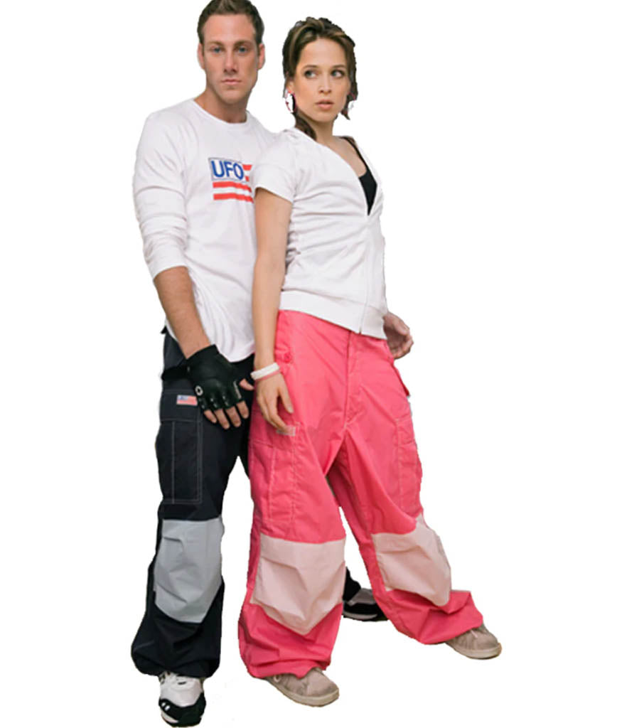 Contrast Knee Wind Pant #82845 Unisex