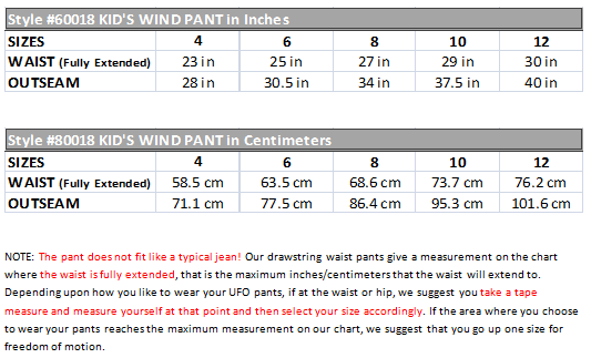 Kid’s Classic Wind Pant #60018