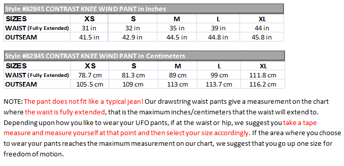 Kontrastní větrové kalhoty ke kolenům #82845 unisex