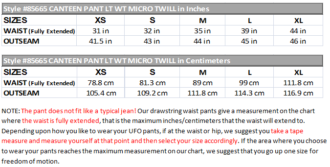 Pantalón cantimplora de microsarga #85665 para hombre