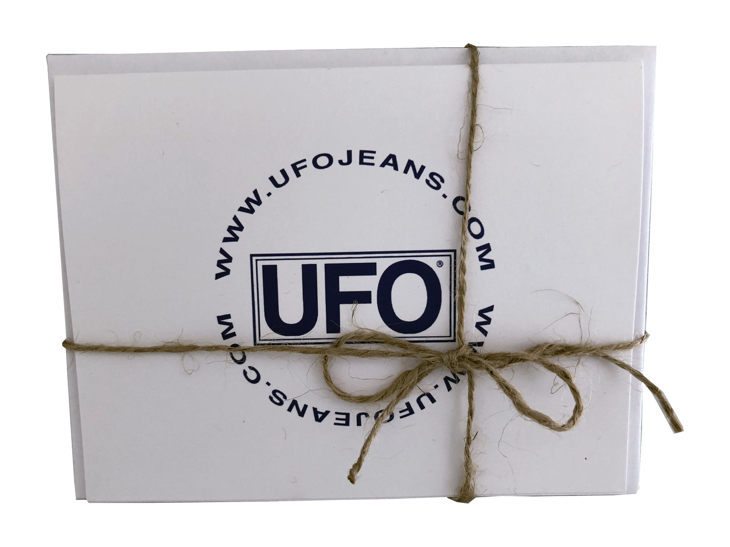 UFO-notekort med konvolutter i pakke med seks #30305