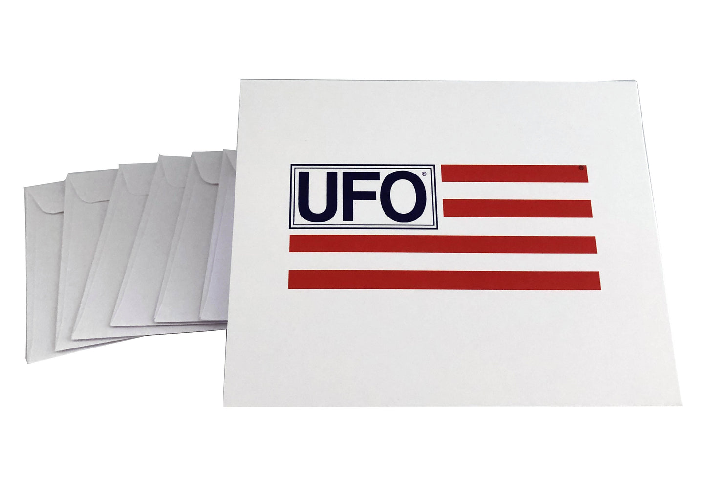 Cartões de nota de OVNIs com envelopes em pacote de seis #30305