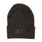 Beanie med 3D "UFO" broderi #33884