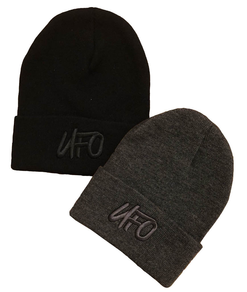 3D“UFO”刺绣毛线帽 #33884