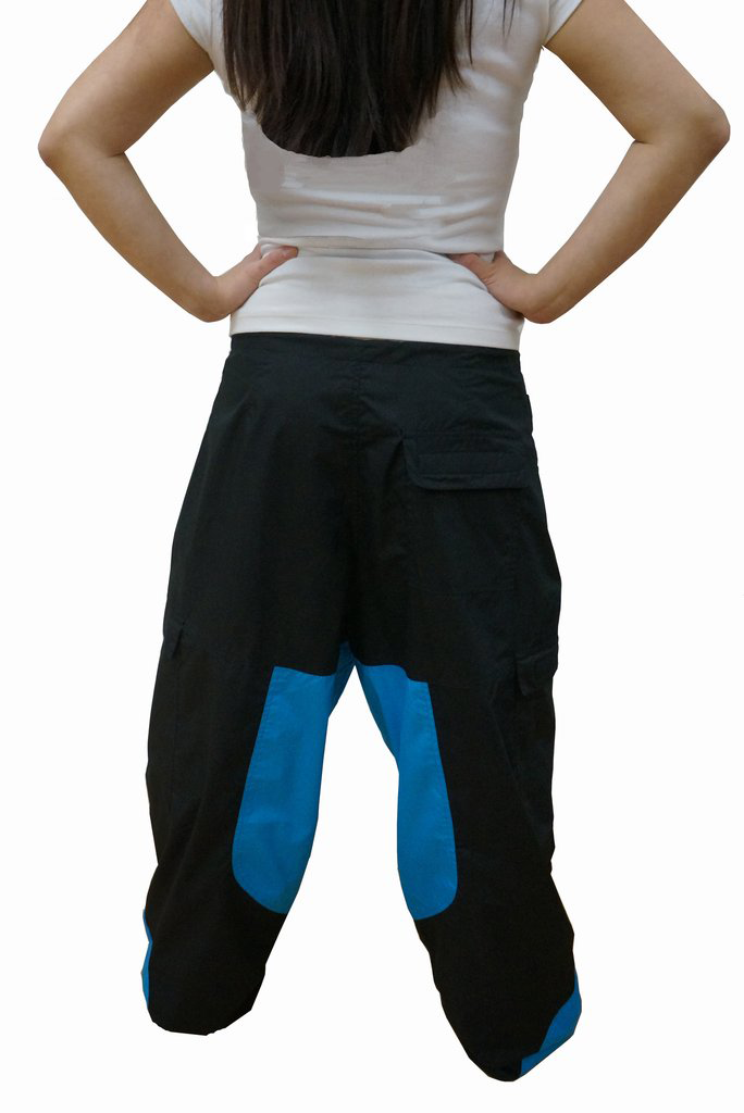 Contrast Geometric Wind Pant #86310 Unisex