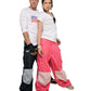 Contrast Knee Wind Pant #82845 Unisex