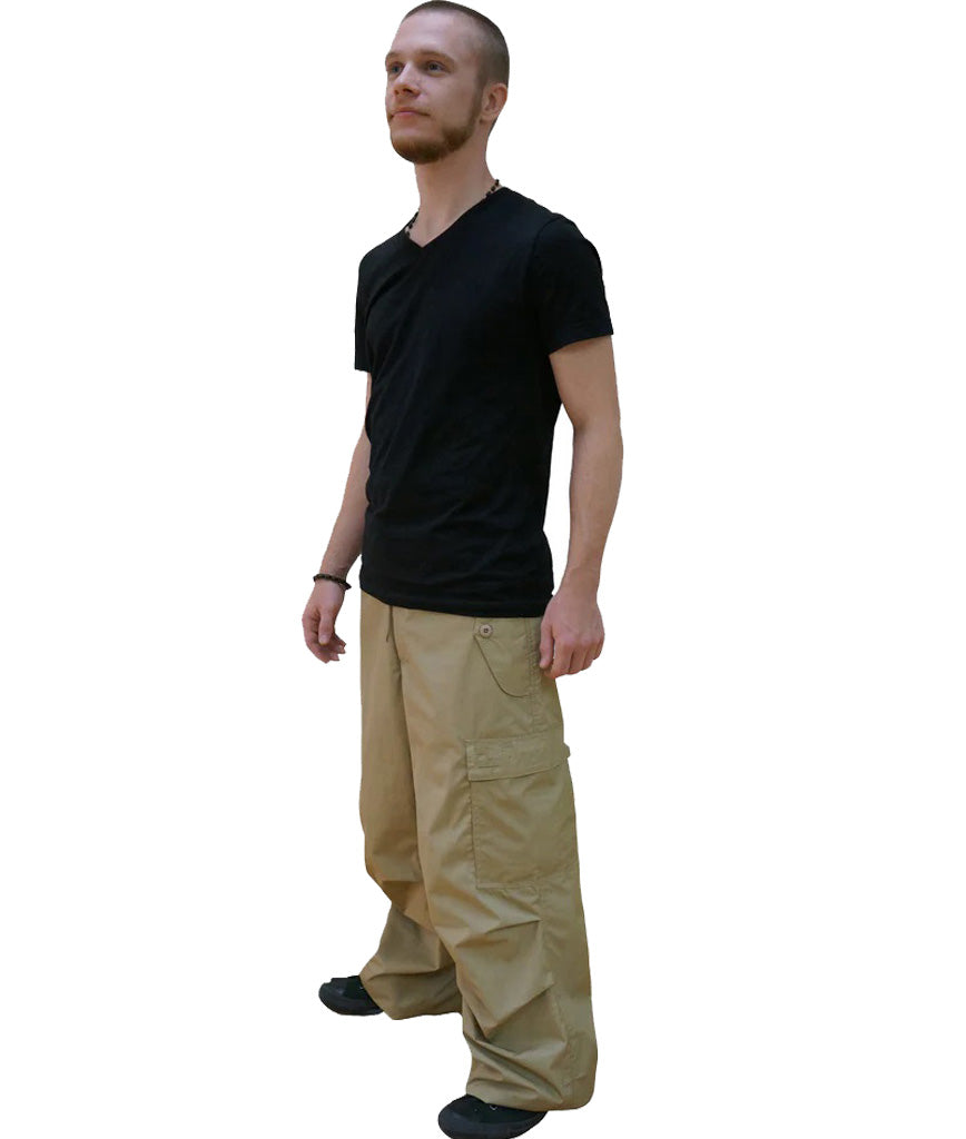 Мъжки панталон с капаци и джобове #82955