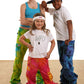 Pantalón teñido anudado para niños en 100% algodón #62315