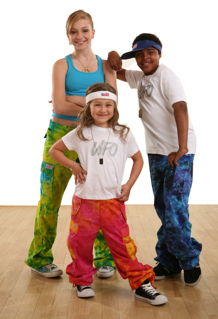 Pantalón teñido anudado para niños en 100% algodón #62315